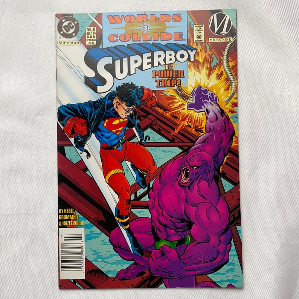 Superboy Comic Book No. 6, Jul. ‘94 Vintage DC Comics